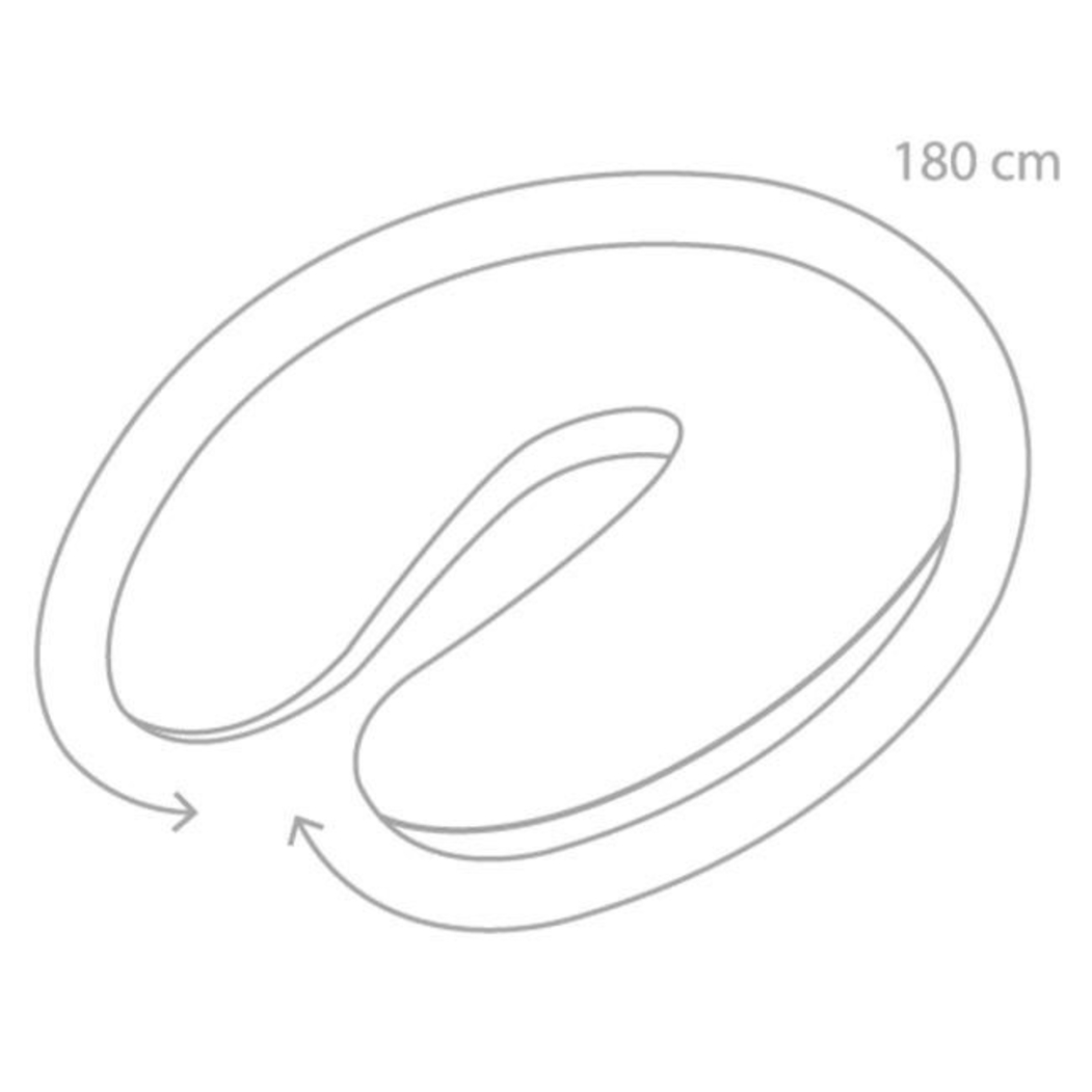Almofada de Gravidez e Amamentação Doomoo Buddy Chine Antracite - Doomoo - 5400653007312