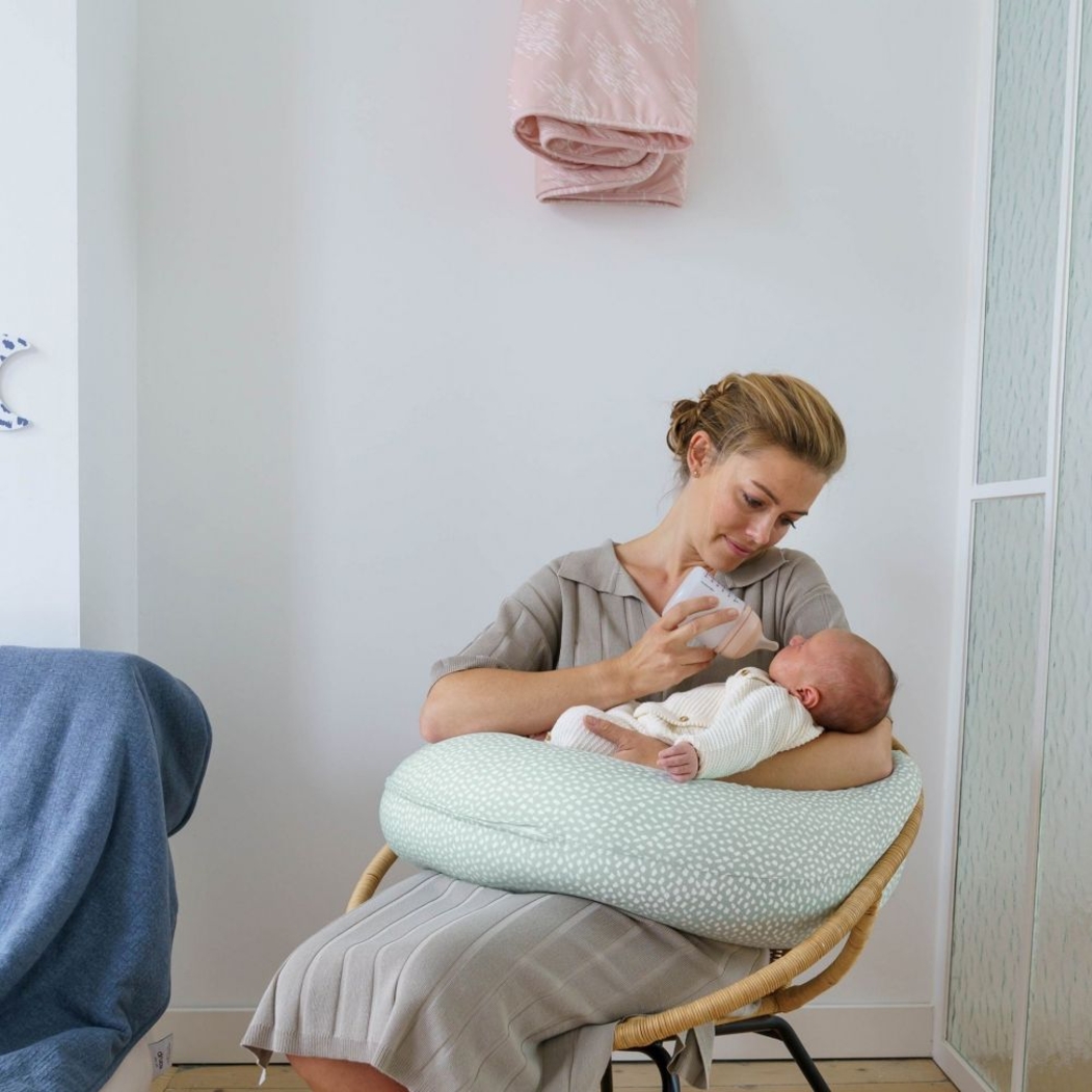 Almofada de Gravidez e Amamentação Doomoo Buddy Cloudy Kaki - Doomoo - 5400653008579