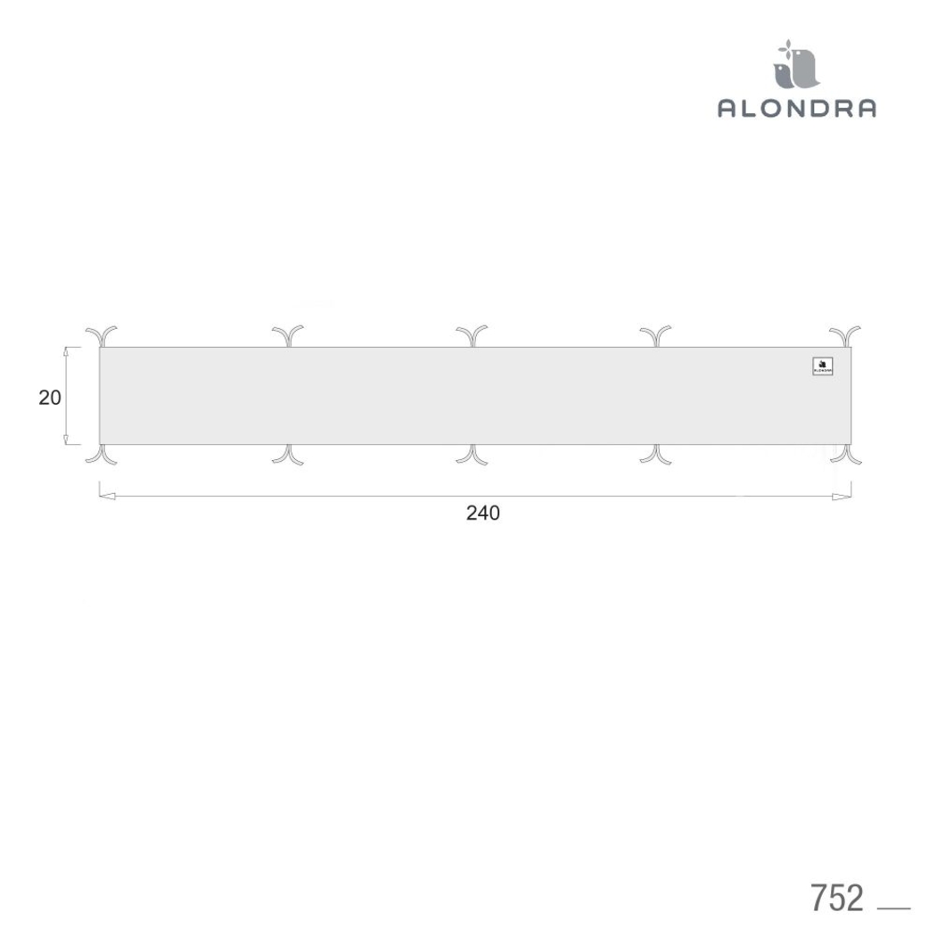 Protetor Alondra Mare | Mint para Berço Crea Tre - Alondra - 8431904075375