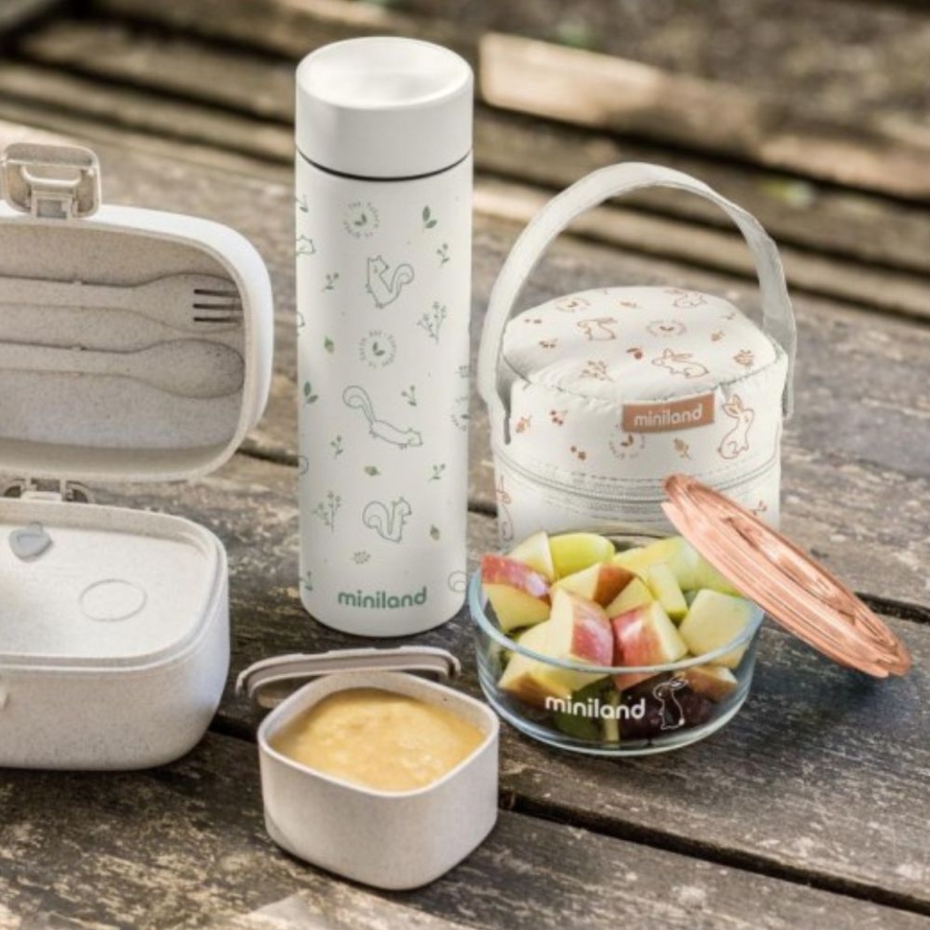 Conjunto 3 Recipientes Miniland NaturRound - Miniland - 8413082892722