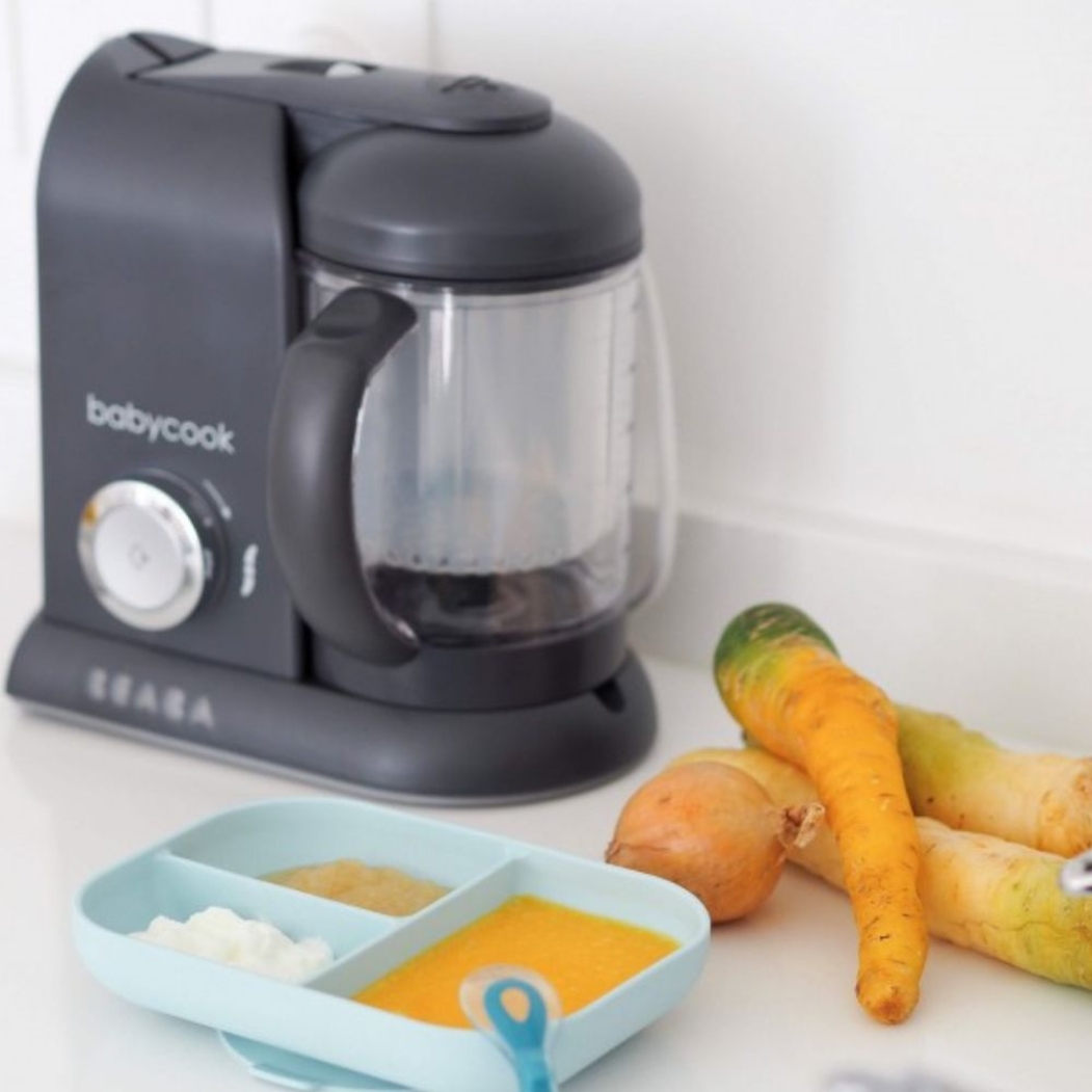 Robô de Cozinha Béaba Babycook Solo Dark Grey - Béaba - 3384349127947