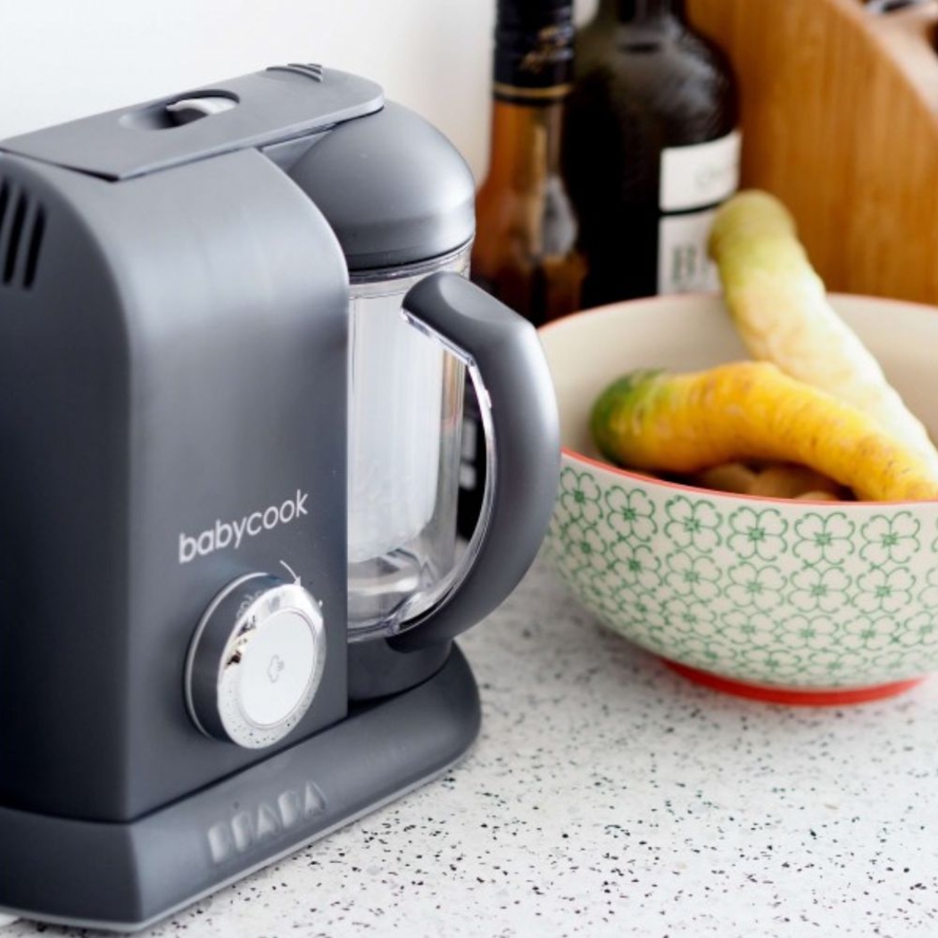 Robô de Cozinha Béaba Babycook Solo Dark Grey - Béaba - 3384349127947