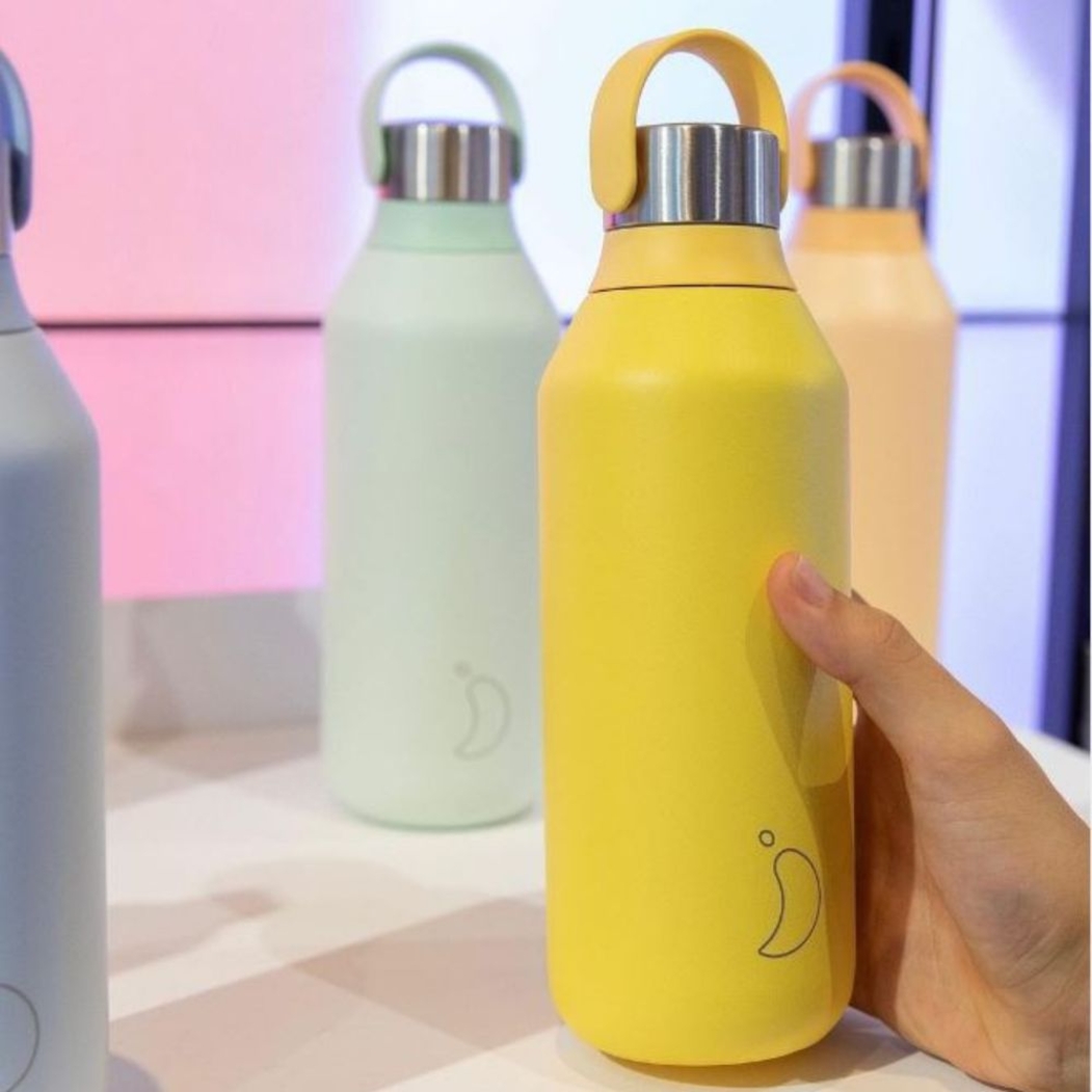 Garrafa Térmica Chilly's Serie 2 Yellow Pollen - Chilly's - 5056243503070