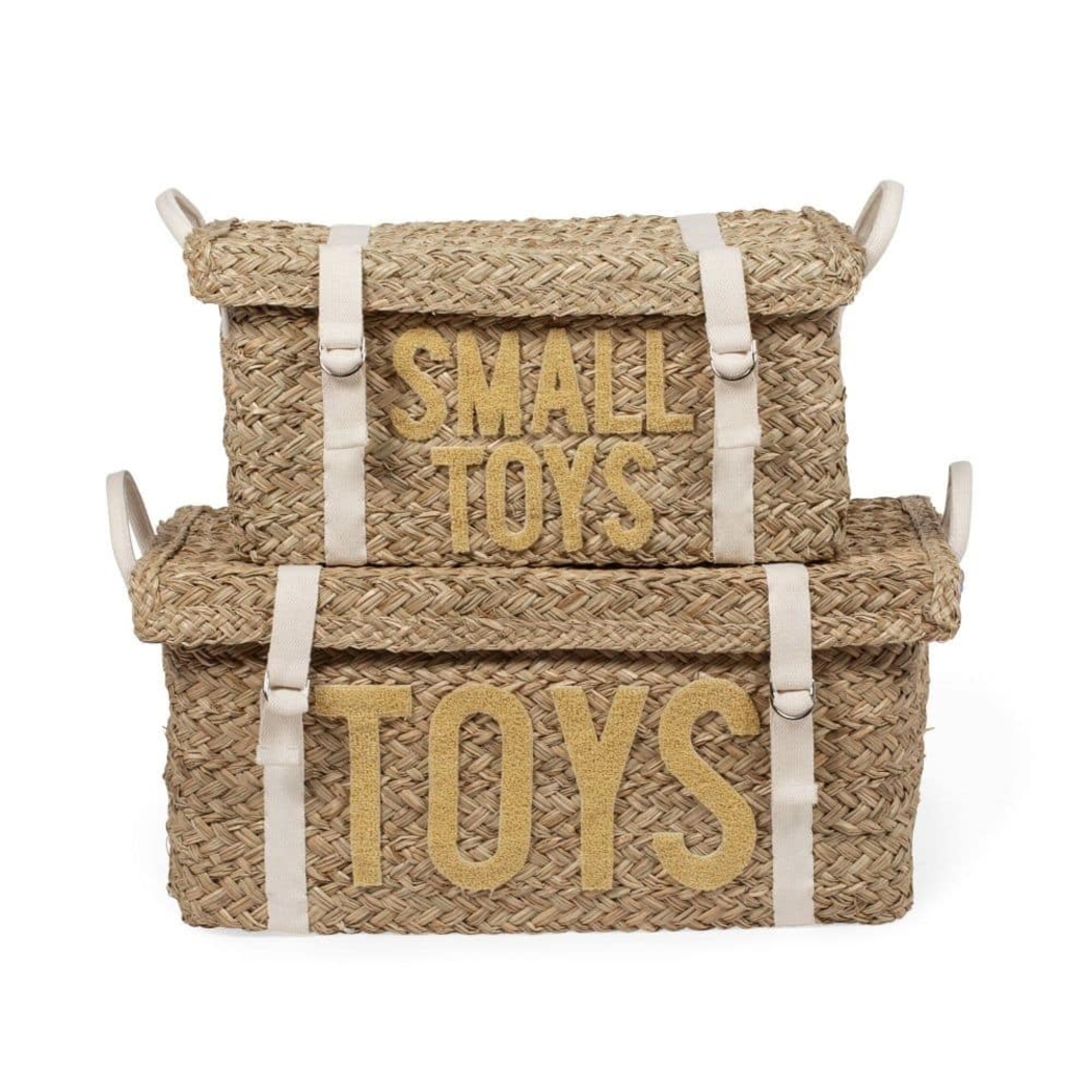 2 Caixas de Brinquedos Childhome Rattan - Childhome - 5420007168353