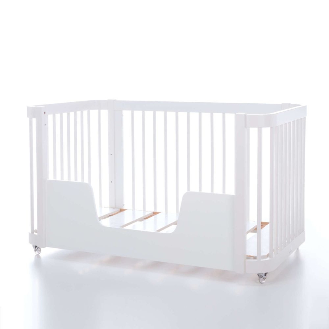 Berço Alondra Crea Due White 3 em 1 com Têxteis - Alondra - CREA2-K31-M1100-TX055