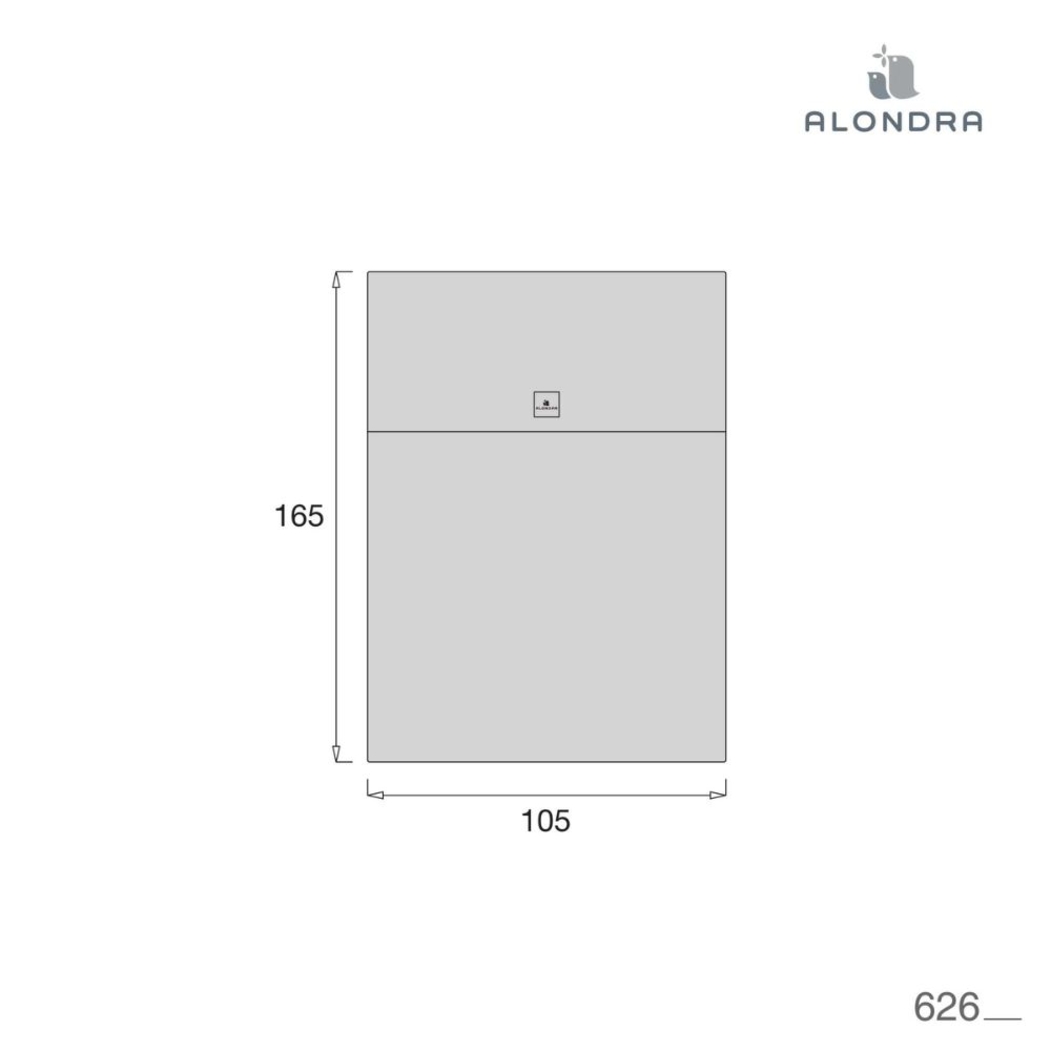 Berço Alondra Crea Due White 3 em 1 com Têxteis - Alondra - CREA2-K31-M1100-TX055