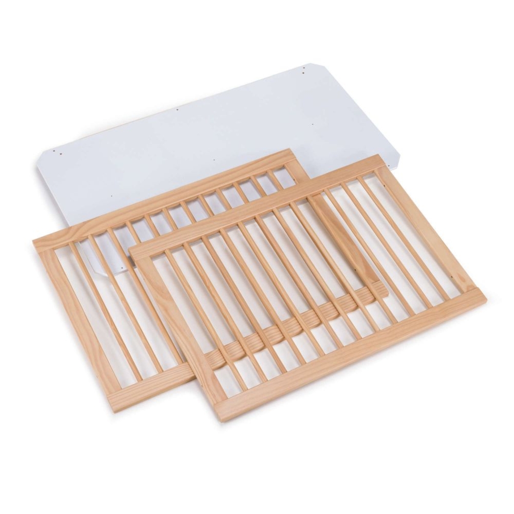 Berço Alondra Crea Tre Nomad 4 em 1 com Colchão, Saco Cama e Protetor - Alondra - CREA3-K44-M5000-TX123