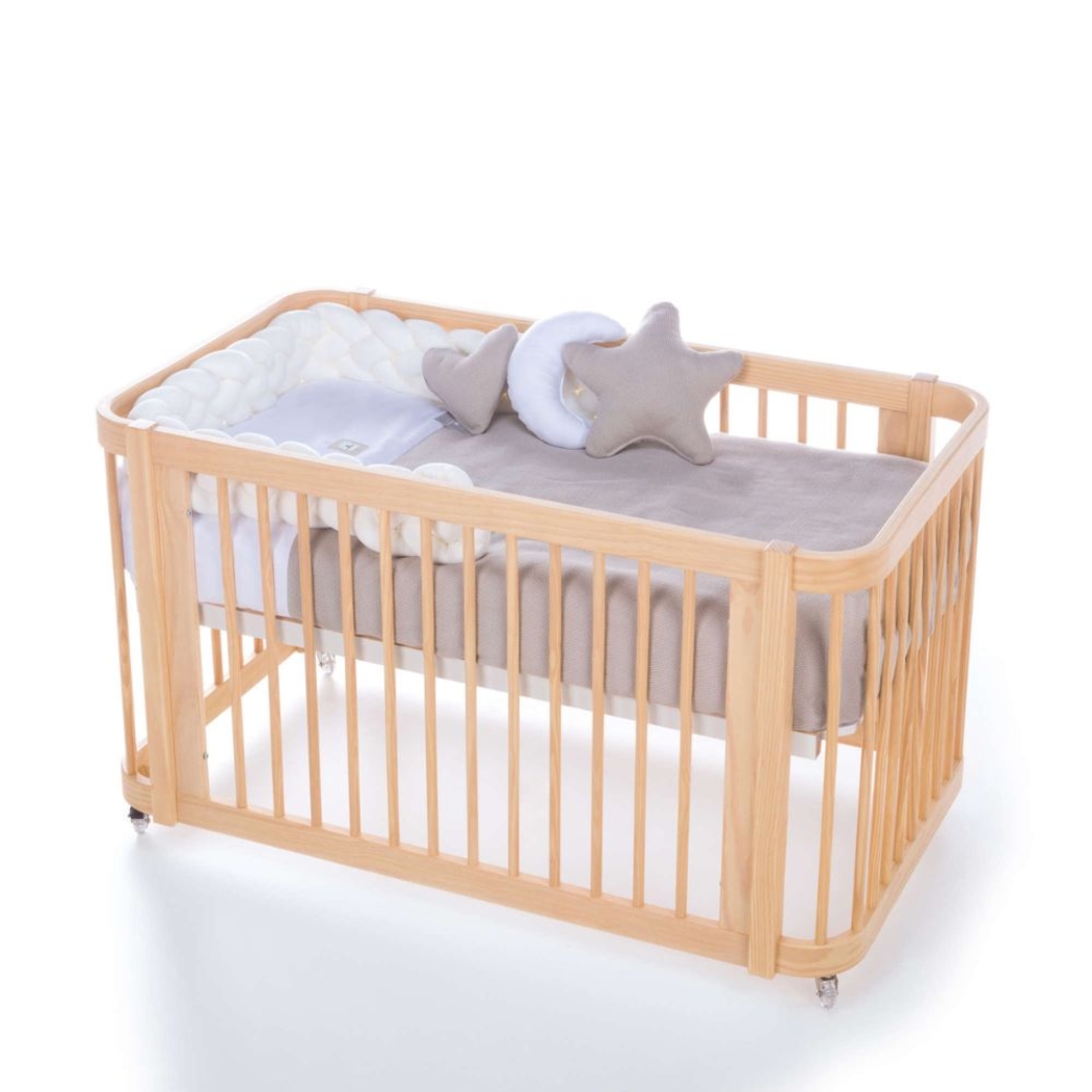 Berço Alondra Crea Tre Nomad 4 em 1 com Colchão e Têxteis - Alondra - CREA3-K46-M5000-TX181