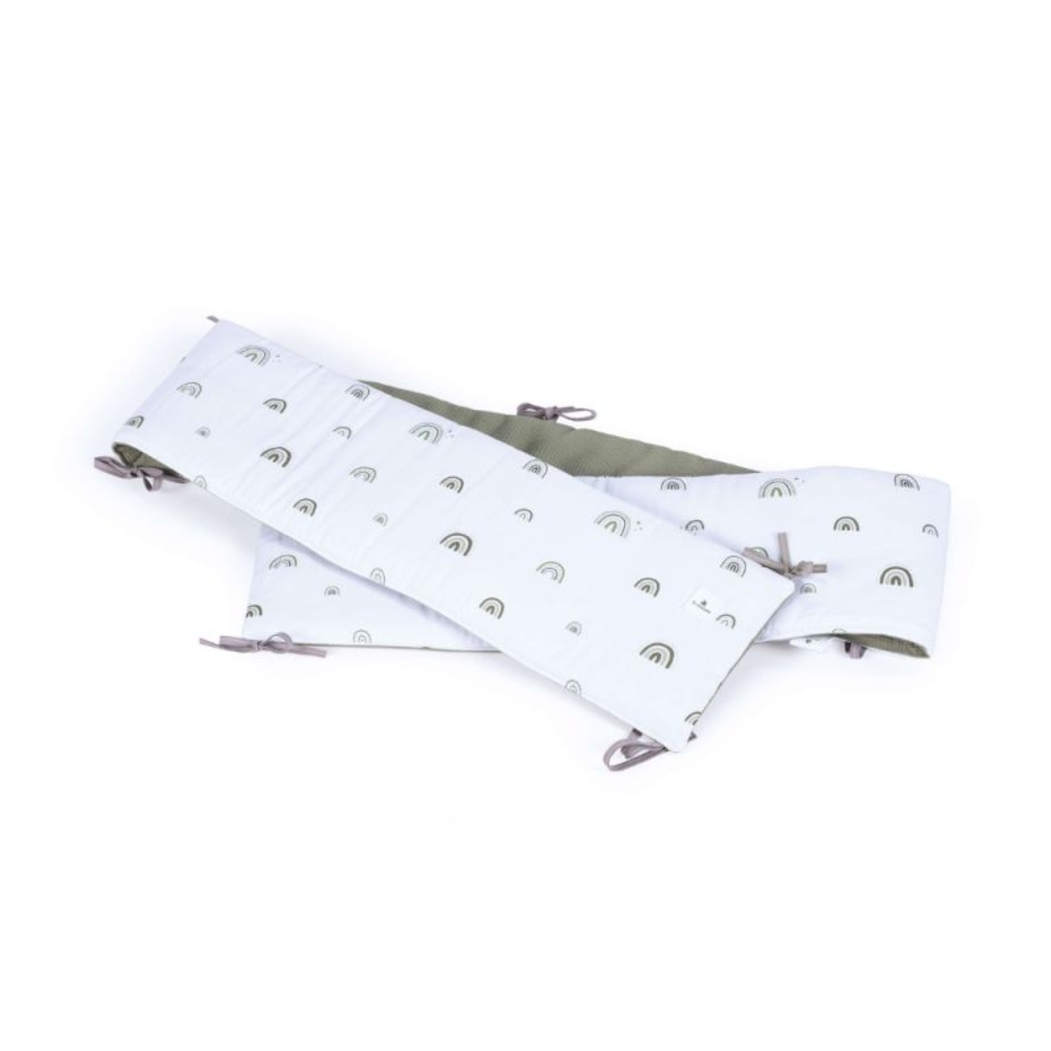 Mini Berço Convertível Alondra Crea Plus Uno Wood | White com Colchão, Kit Co-Sleeping e Têxteis - Alondra - CREAPLUS1-K22-M5011-TX127