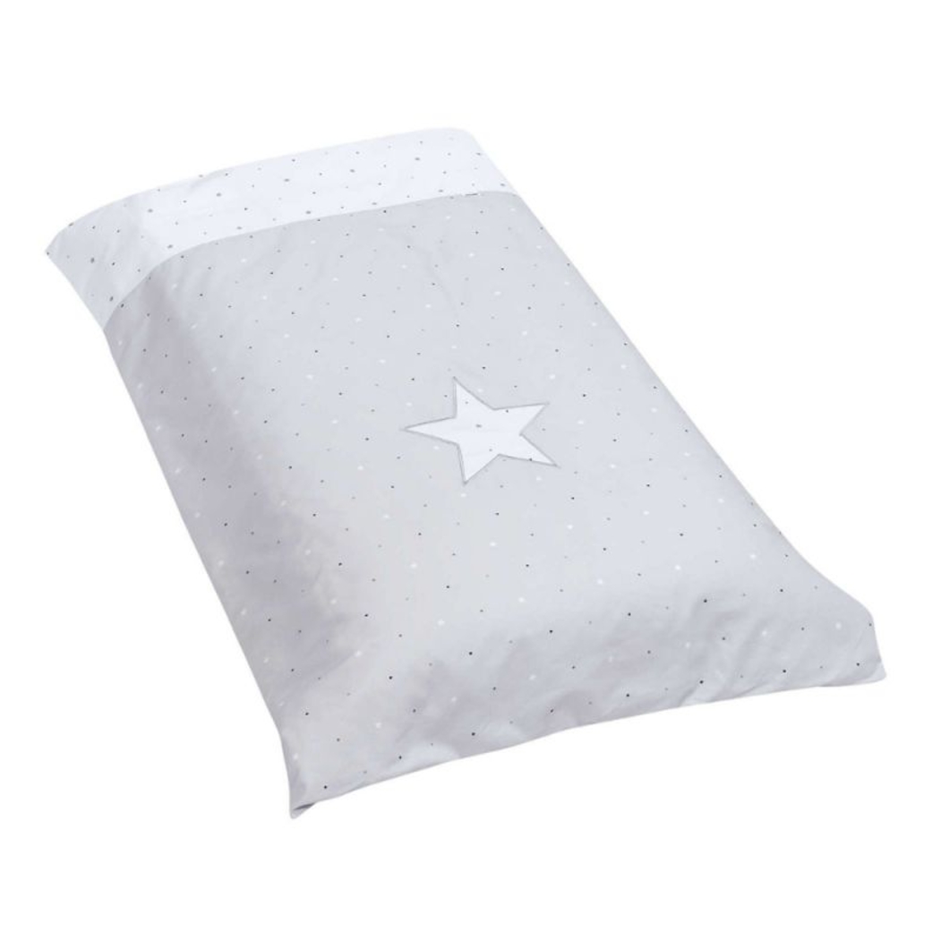 Berço Convertível Alondra Crea Plus Due Wood | White 4 em 1 Com Kit Co-Sleeping e Têxteis - Alondra - CREAPLUS2-K33-M5011-TX114