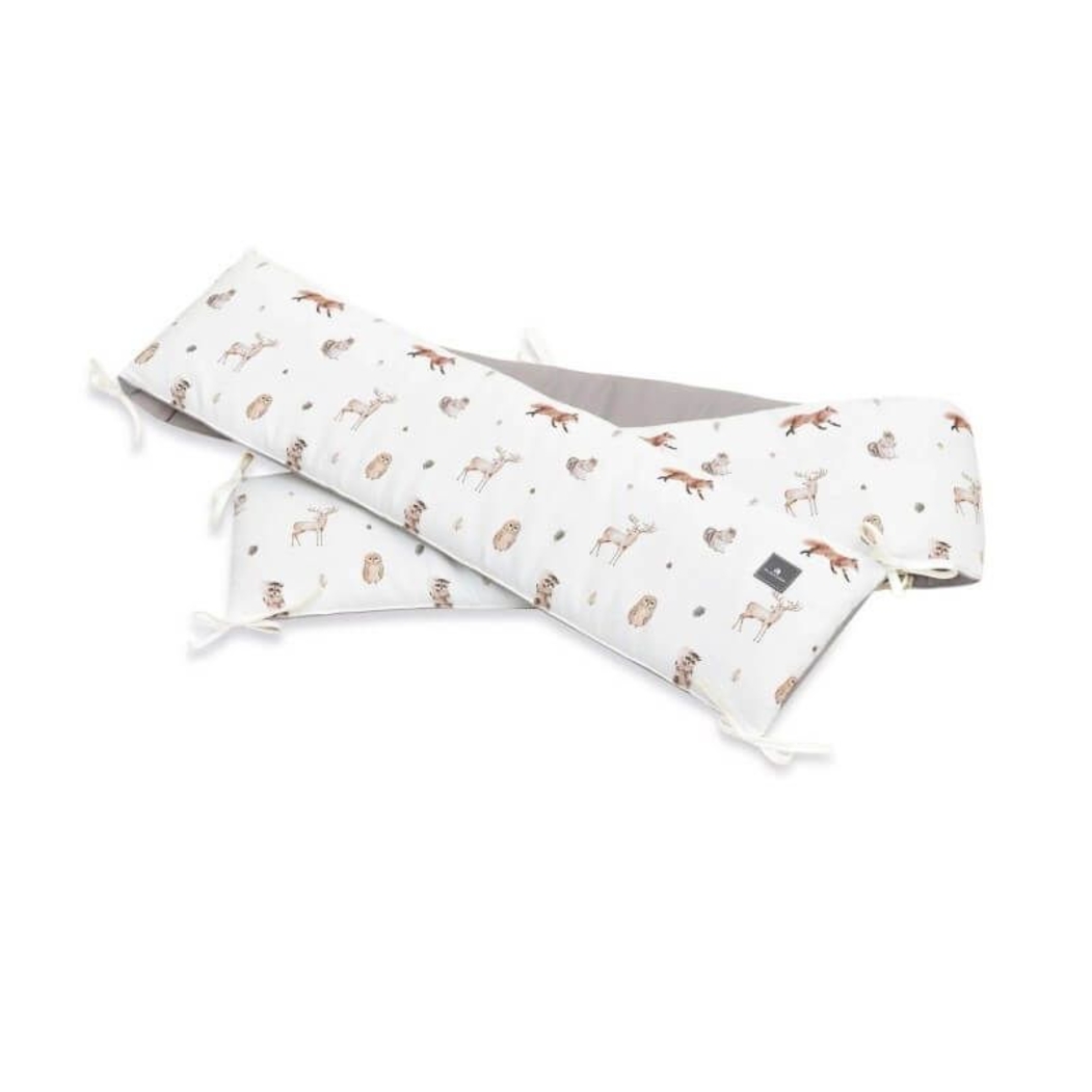 Berço Convertível Alondra Crea Plus Due Wood | Anthracite 4 em 1 Com Kit Co-Sleeping e Têxteis - Alondra - CREAPLUS2-K33-M5058-TX148