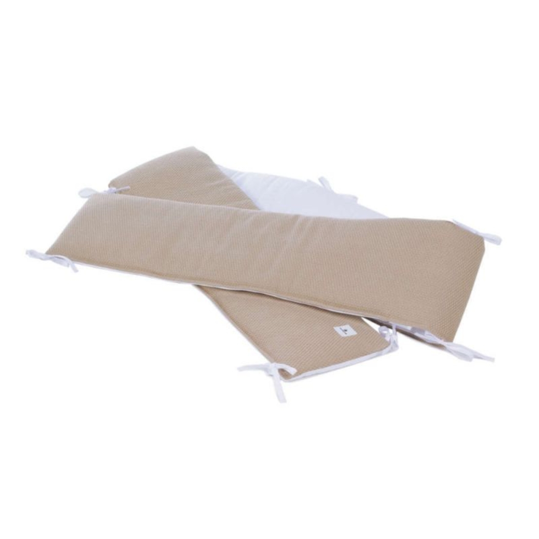 Mini Berço Convertível Alondra Crea Plus Tre Wood | White 4 em 1 com Têxteis Mini Berço - Alondra - CREAPLUS3-K40-M5011-TX153