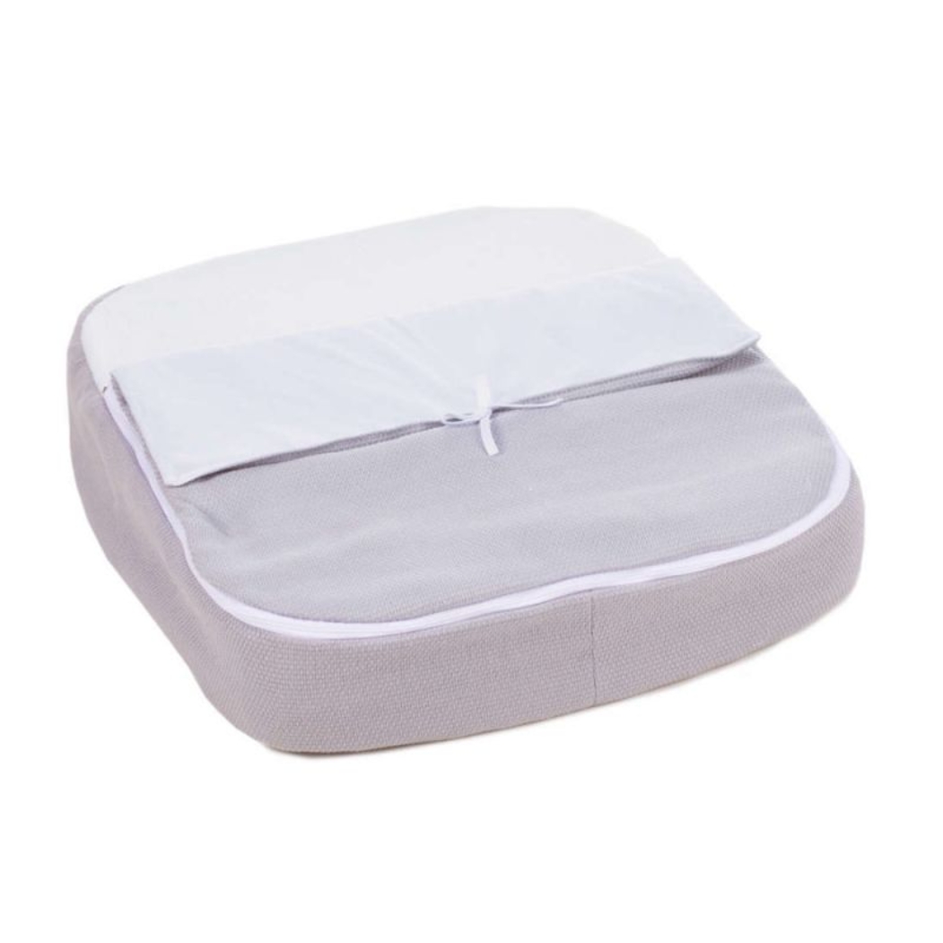 Mini Berço Convertível Alondra Crea Plus Tre Wood | Quartz 4 em 1 com Têxteis Mini Berço - Alondra - CREAPLUS3-K40-M5059-TX178