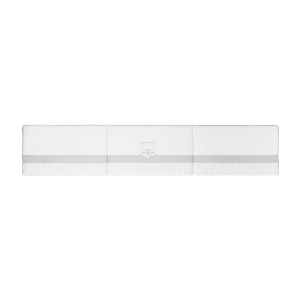 Protetor de Berço Petit Praia Teddy Gris - Petit Praia - 8438082913314