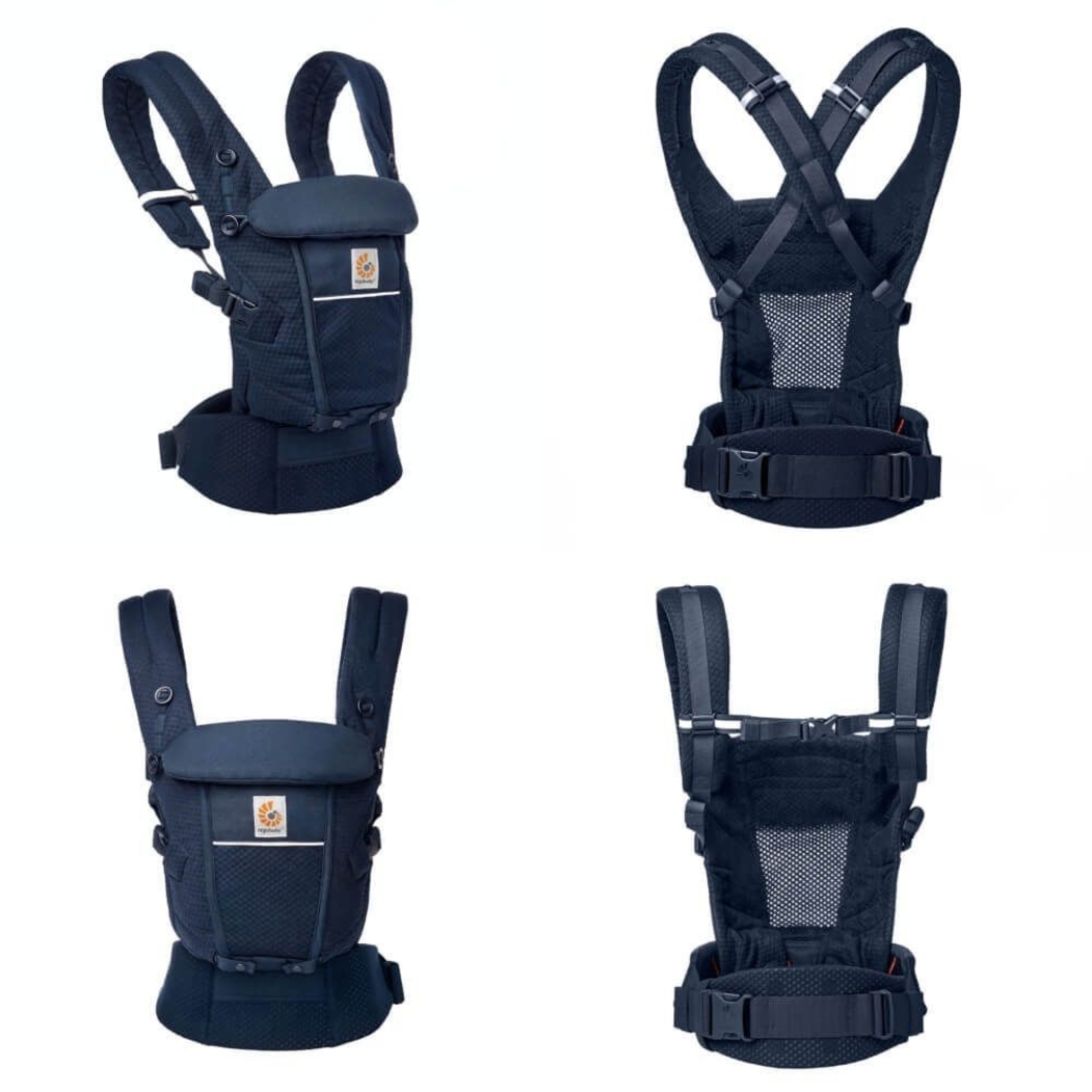 Porta-Bebés Ergobaby Adapt Soft Flex Mesh Midnight Blue - Ergobaby - 1220000204010
