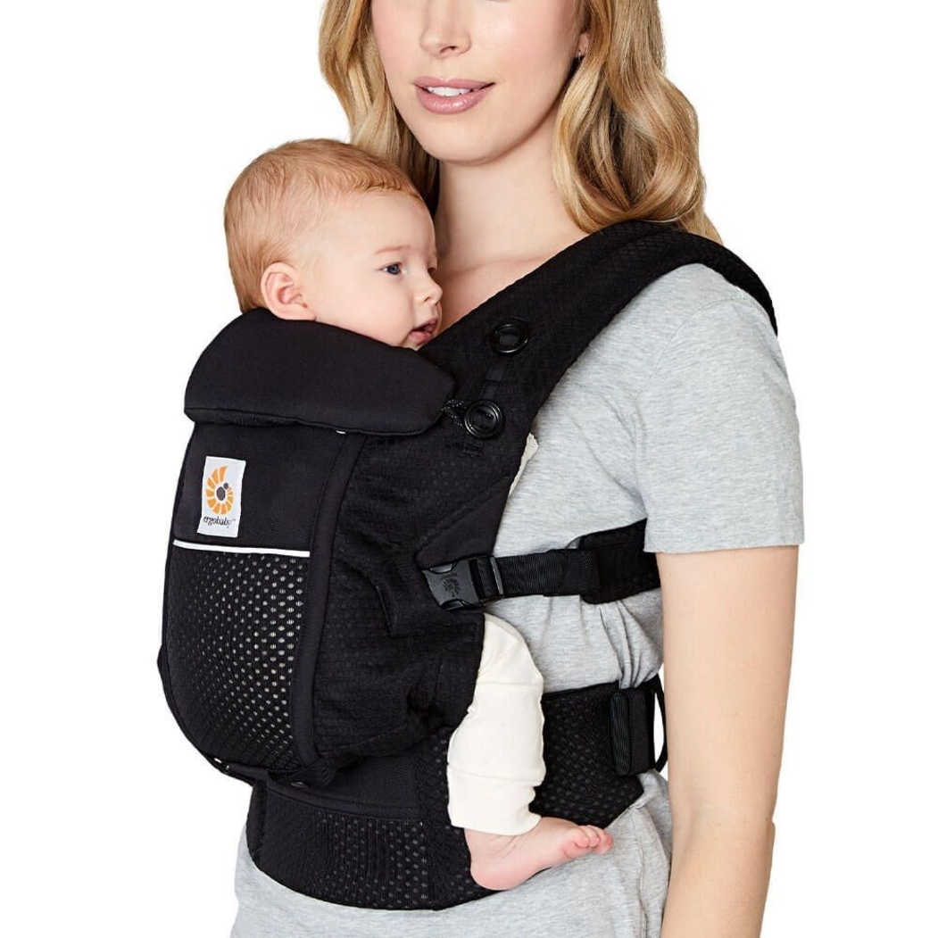 Porta-Bebés Ergobaby Adapt Soft Flex Mesh Black - Ergobaby - 1220000203990