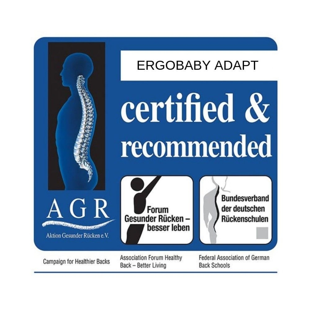 Porta-Bebés Ergobaby Adapt Soft Touch Cotton Grey - Ergobaby - 1220000204058