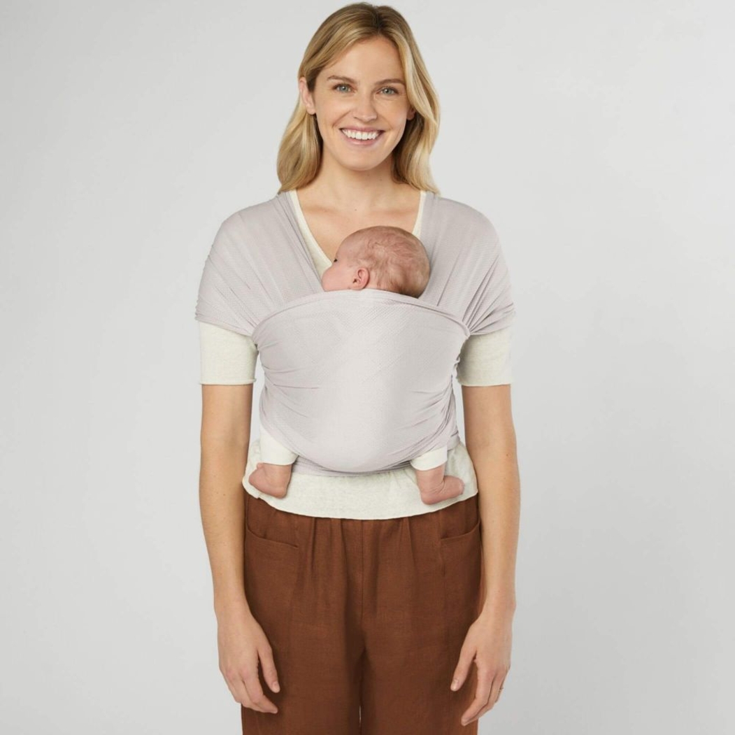 Wrap Ergobaby Aura Sustentável Mesh Cotton Grey - Ergobaby - 1220000208445