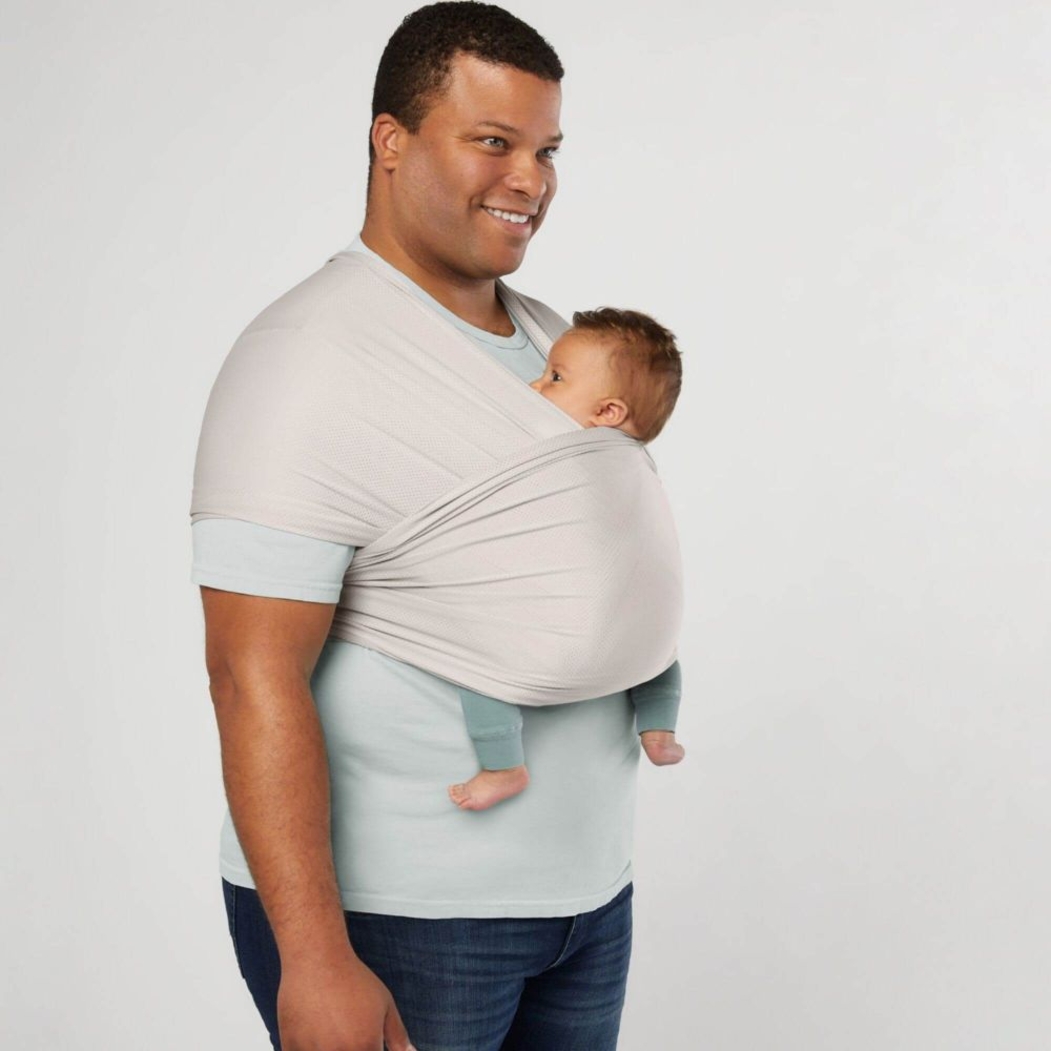 Wrap Ergobaby Aura Sustentável Mesh Cotton Grey - Ergobaby - 1220000208445