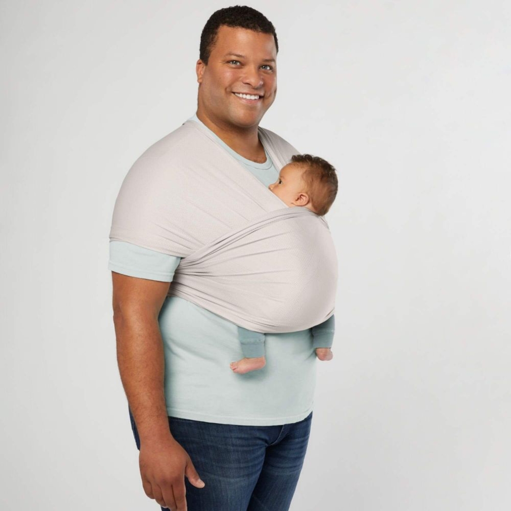 Wrap Ergobaby Aura Sustentável Mesh Cotton Grey - Ergobaby - 1220000208445