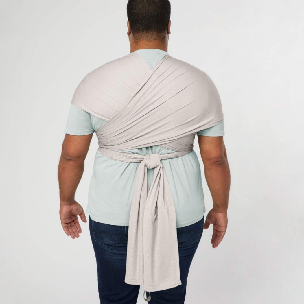 Wrap Ergobaby Aura Sustentável Mesh Cotton Grey - Ergobaby - 1220000208445