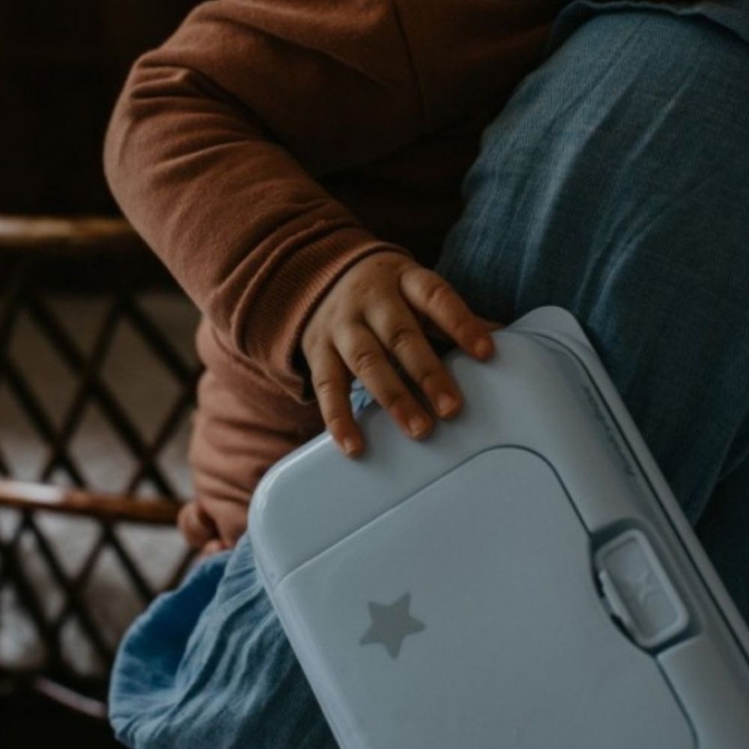 Porta-Toalhitas FunkyBox Azul Pastel - Funky Box - 8718347900670