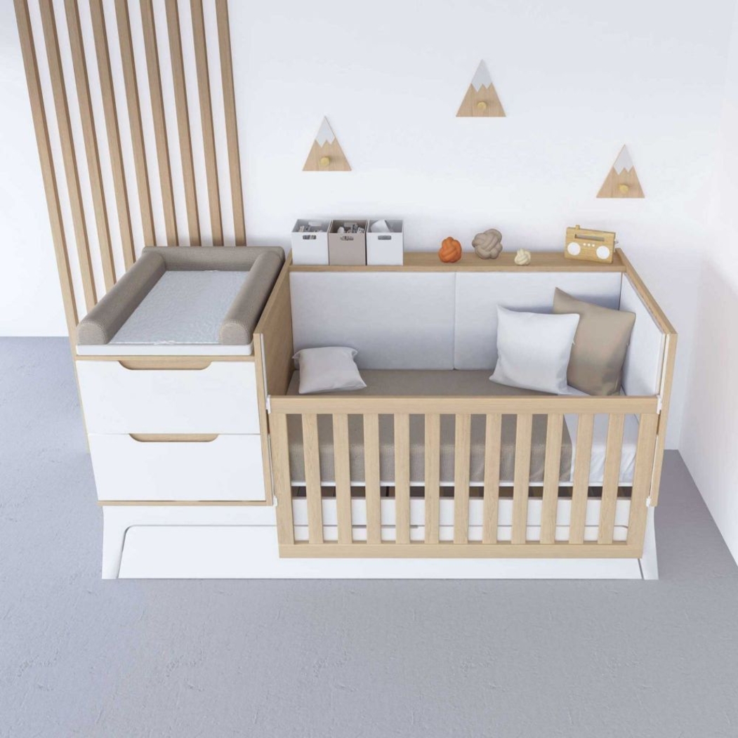 Convertível Alondra Zen com Muda-Fraldas e Textéis - Alondra - K460NTEX-M8411-TX148