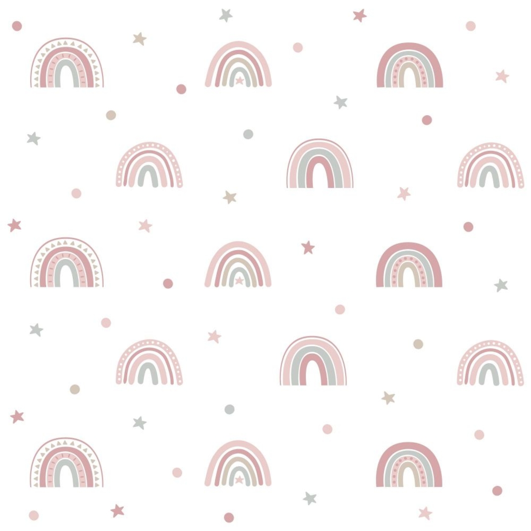 Vinil Decorativo de Arco-íris com Estrelas Alondra Mondo Arcobaleno - Alondra - 8431904478879