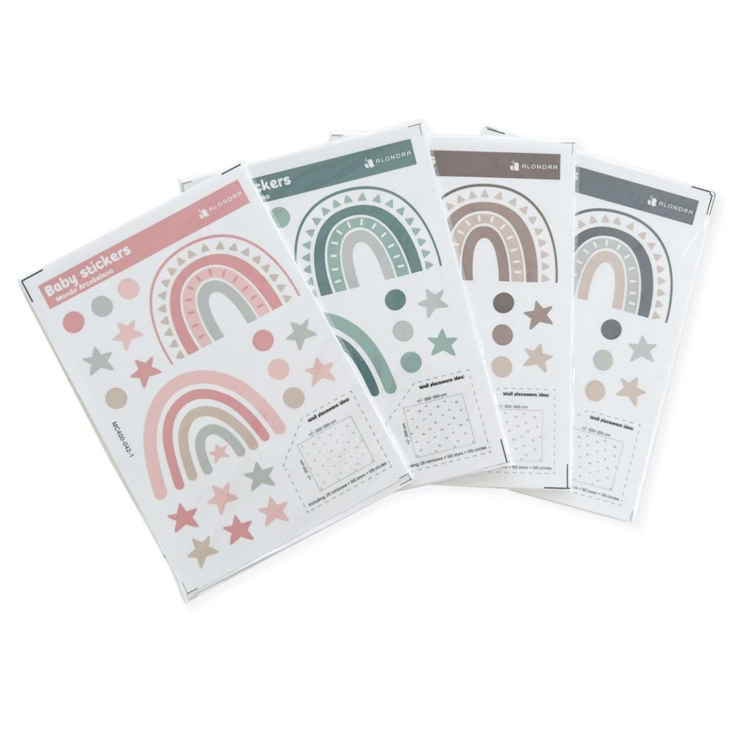 Vinil Decorativo de Arco-íris com Estrelas Alondra Mondo Arcobaleno - Alondra - 8431904478879