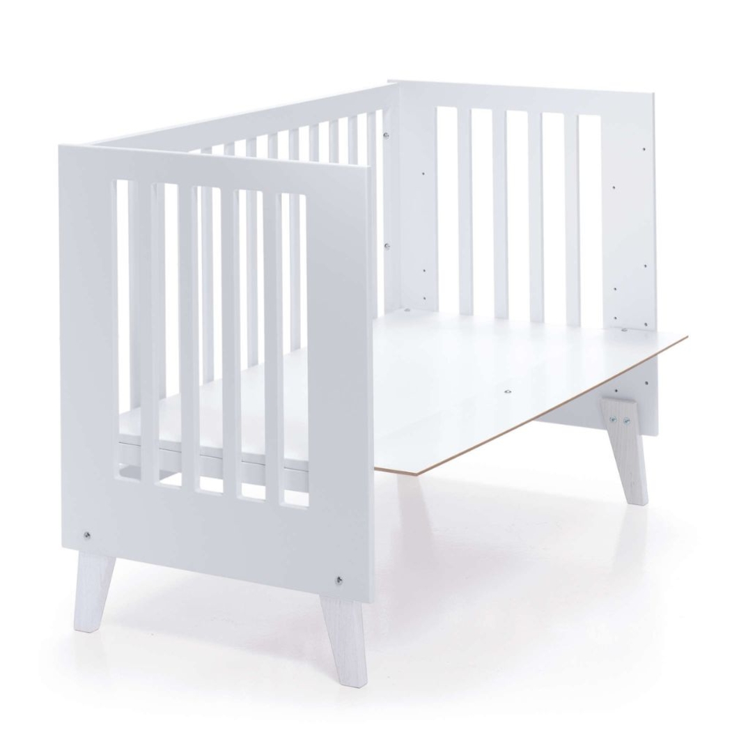 Berço Alondra Omni White 5 em 1 com Têxteis - Alondra - OMNI-K11-M7700-TX128