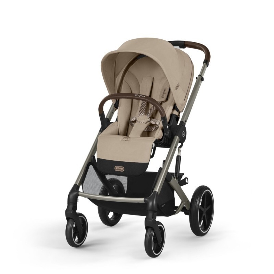 Carrinho de Bebé Balios S Lux Taupe, Babycoque Cloud G i-Size Plus e Base Isofix G i-Size Cybex - Cybex - PACKBALIOS020-003