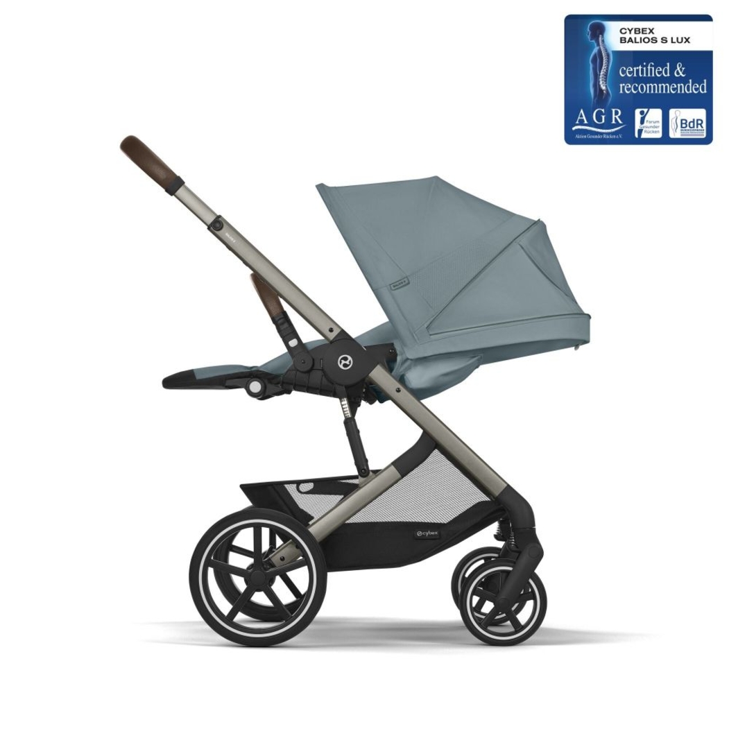 Carrinho de Bebé Balios S Lux Taupe, Babycoque Cloud T i-Size Plus e Base T Isofix i-Size Cybex - Cybex - PACKBALIOS024-018