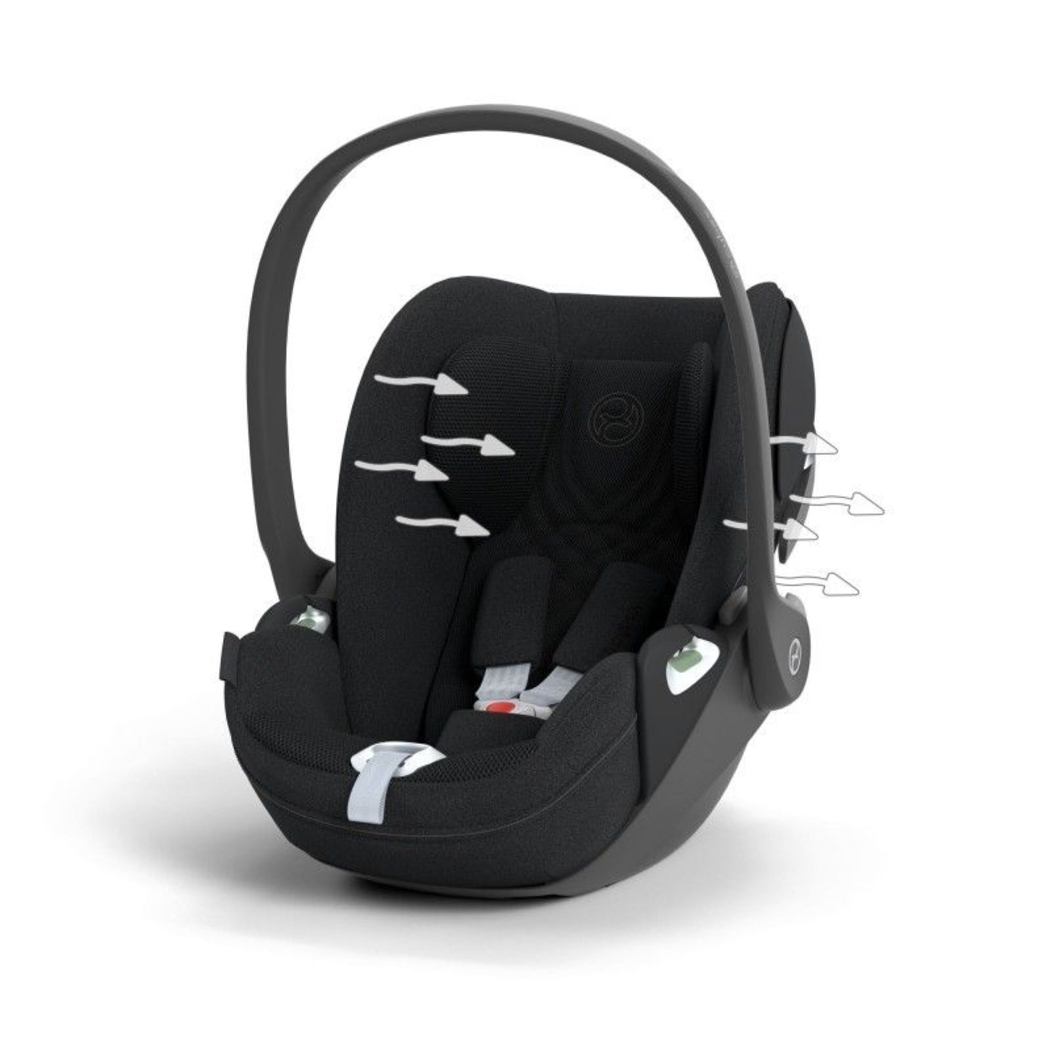 Carrinho de Bebé e Alcofa Balios S Lux Black e Babycoque Cloud T i-Size Plus - Cybex - PACKBALIOS026-006