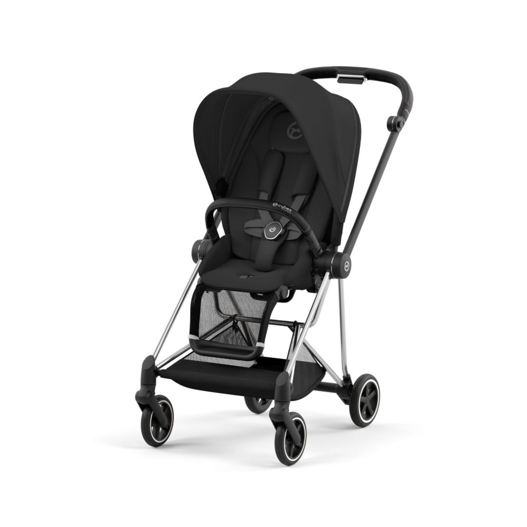 Carrinho de Bebé Mios Chrome Black, Babycoque Cloud T i-Size e Base T i-Size Cybex - Cybex - PACKMIOS002-002