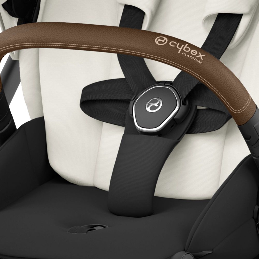 Carrinho de Bebé Mios Chrome Brown, Babycoque Cloud T i-Size e Base T i-Size Cybex - Cybex - PACKMIOS006-009