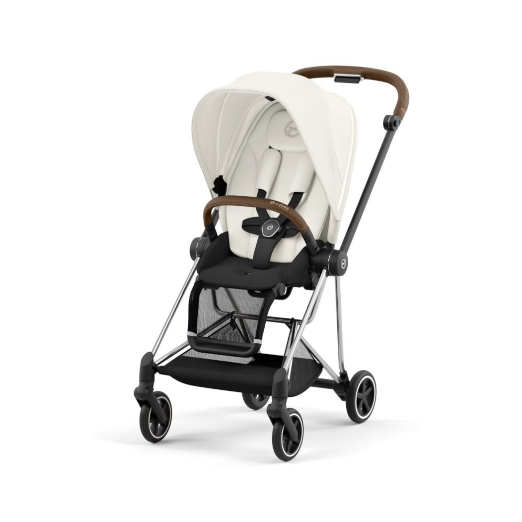 Carrinho de Bebé Mios Chrome Brown, Babycoque Cloud T i-Size e Base T i-Size Cybex - Cybex - PACKMIOS006-010