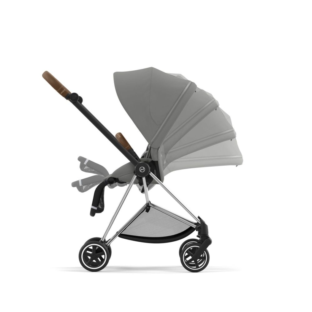 Carrinho de Bebé Mios Chrome Brown, Babycoque Cloud T i-Size Plus e Base T i-Size Cybex - Cybex - PACKMIOS008-012