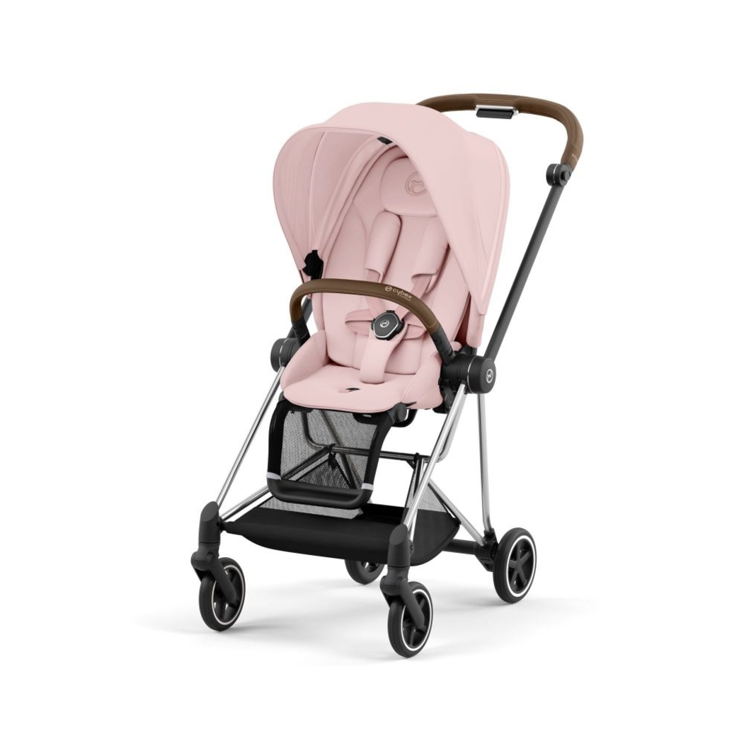 Carrinho de Bebé Mios Chrome Brown, Babycoque Cloud T i-Size Plus e Base T i-Size Cybex - Cybex - PACKMIOS008-024