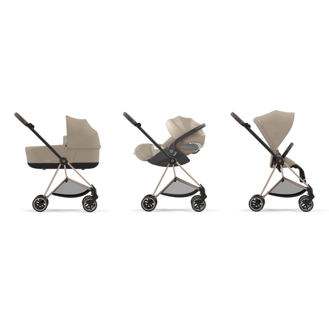 Carrinho de Bebé Mios Rosegold e Babycoque Cloud T i-Size Plus Cybex - Cybex - PACKMIOS015-014