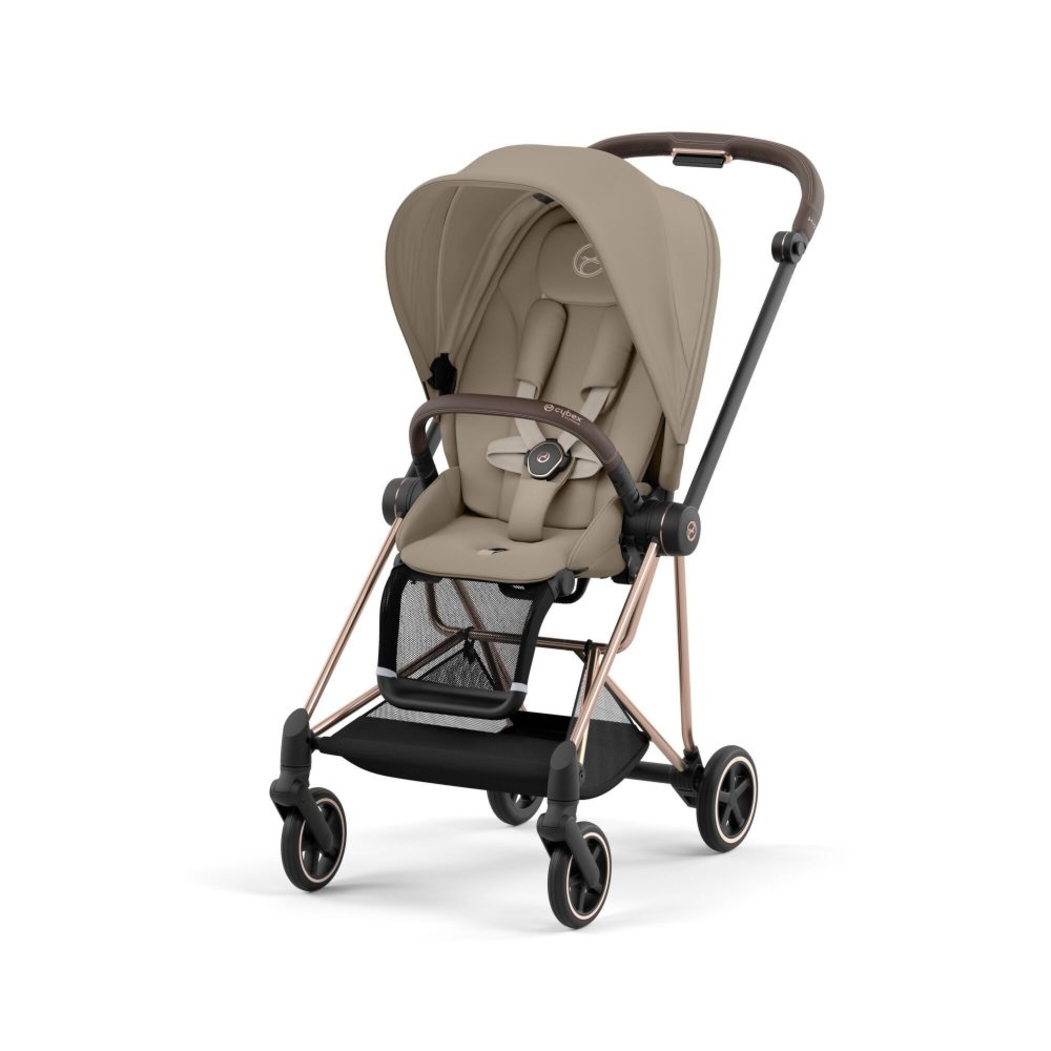 Carrinho de Bebé Mios Rosegold, Babycoque Cloud T i-Size Plus e Base T i-Size Cybex - Cybex - PACKMIOS016-014