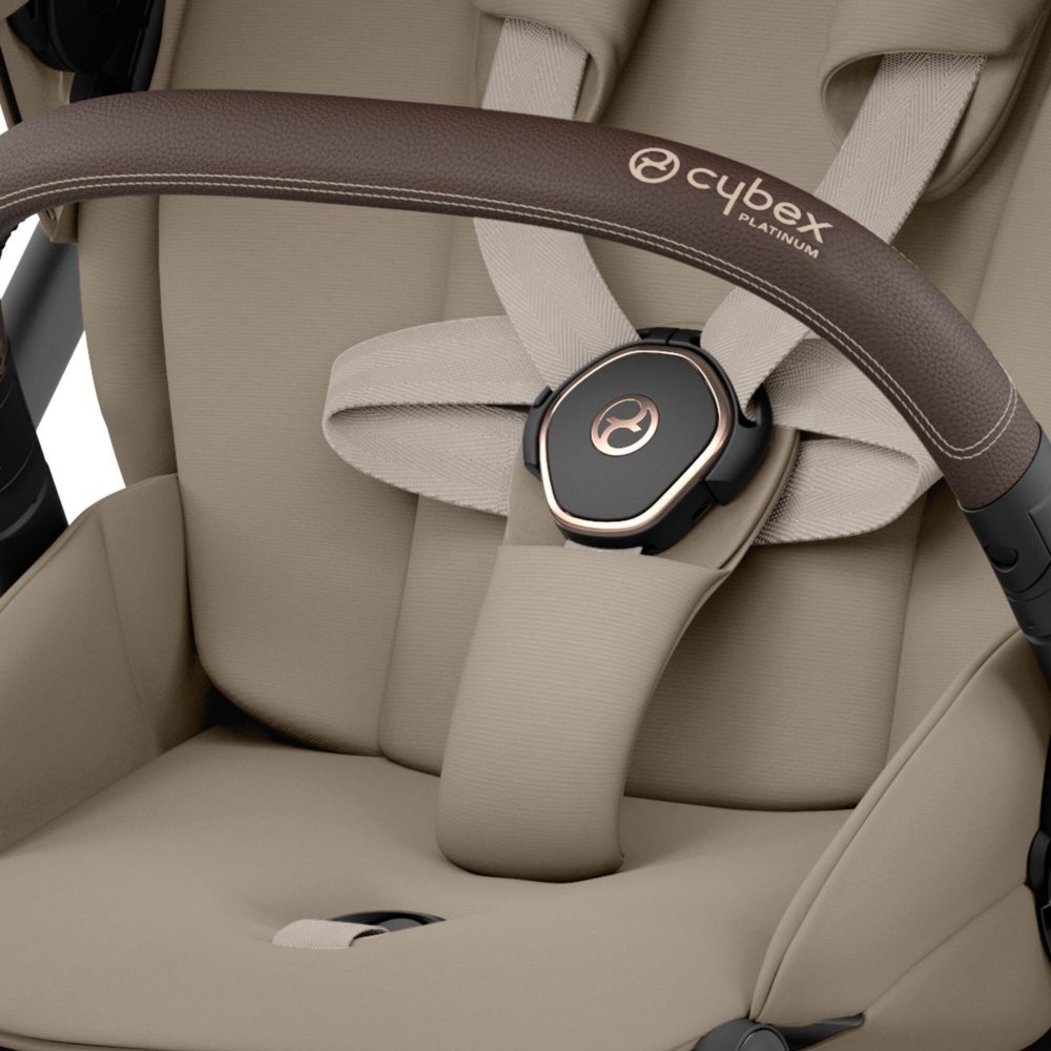 Carrinho de Bebé Mios Rosegold, Babycoque Cloud T i-Size Plus e Base T i-Size Cybex - Cybex - PACKMIOS016-014