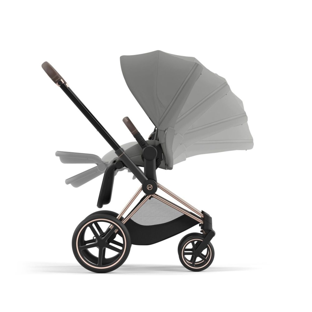 Carrinho de Bebé Priam Rosegold, Babycoque Cloud T i-Size e Base T Isofix i-Size Cybex - Cybex - PACKPRIAM002-004