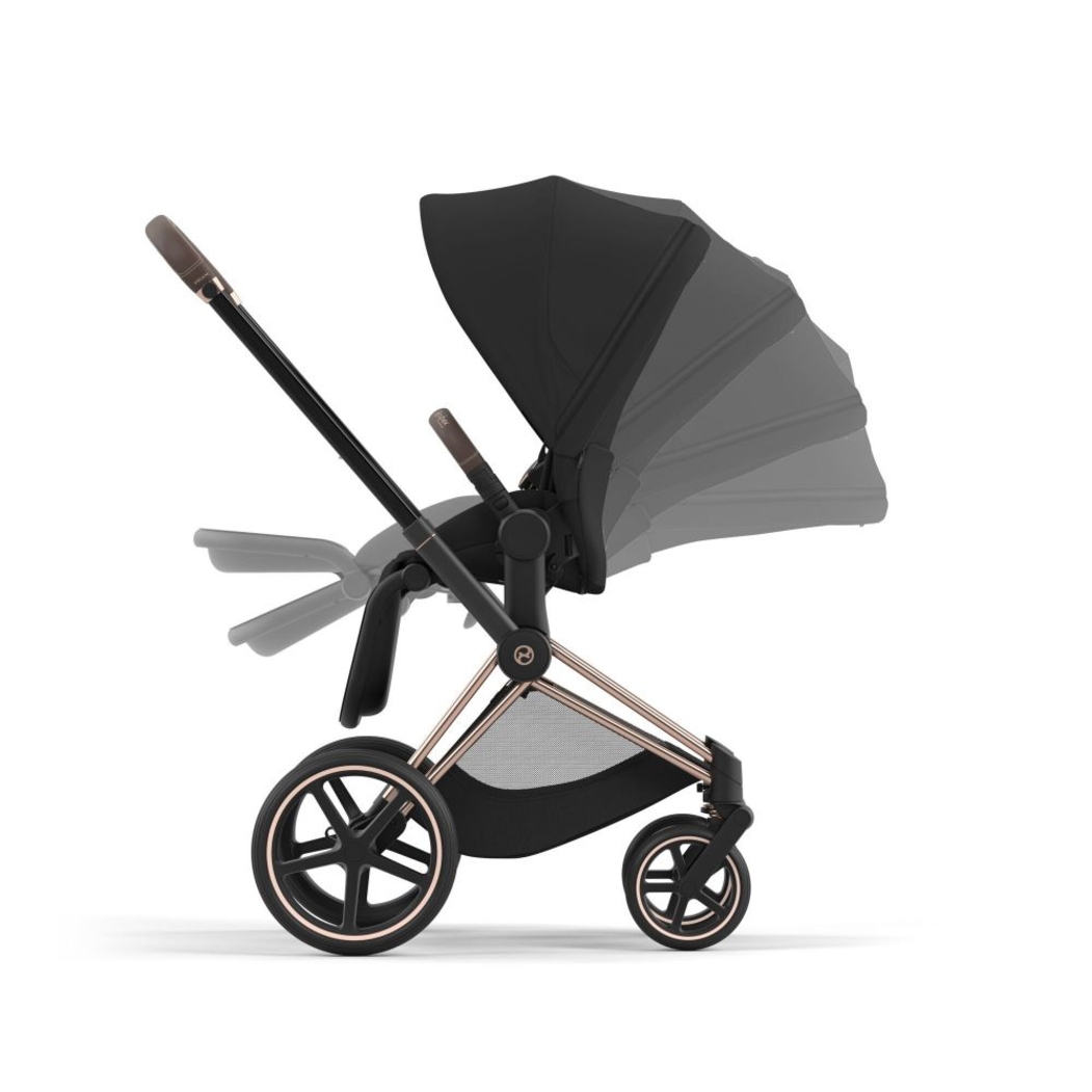 Carrinho de Bebé Priam Rosegold, Babycoque Cloud T i-Size Plus e Base T Isofix i-Size Cybex - Cybex - PACKPRIAM004-002