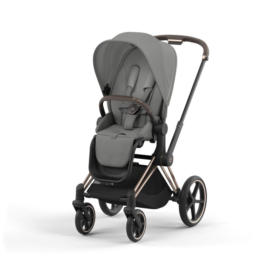 Carrinho de Bebé Priam Rosegold, Babycoque Cloud T i-Size Plus e Base T Isofix i-Size Cybex - Cybex - PACKPRIAM004-007