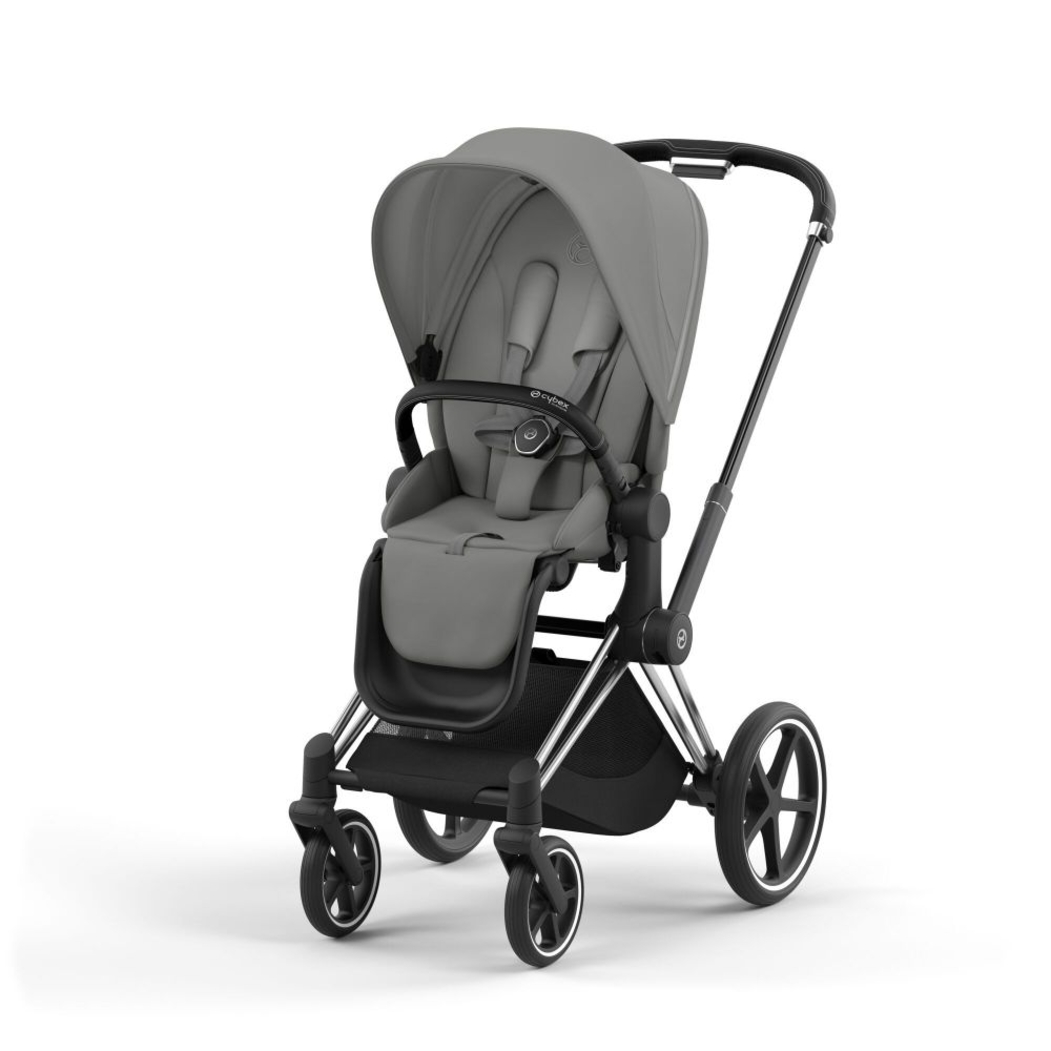 Carrinho de Bebé Priam Chrome Black e Babycoque Cloud T i-Size Cybex - Cybex - PACKPRIAM005-004
