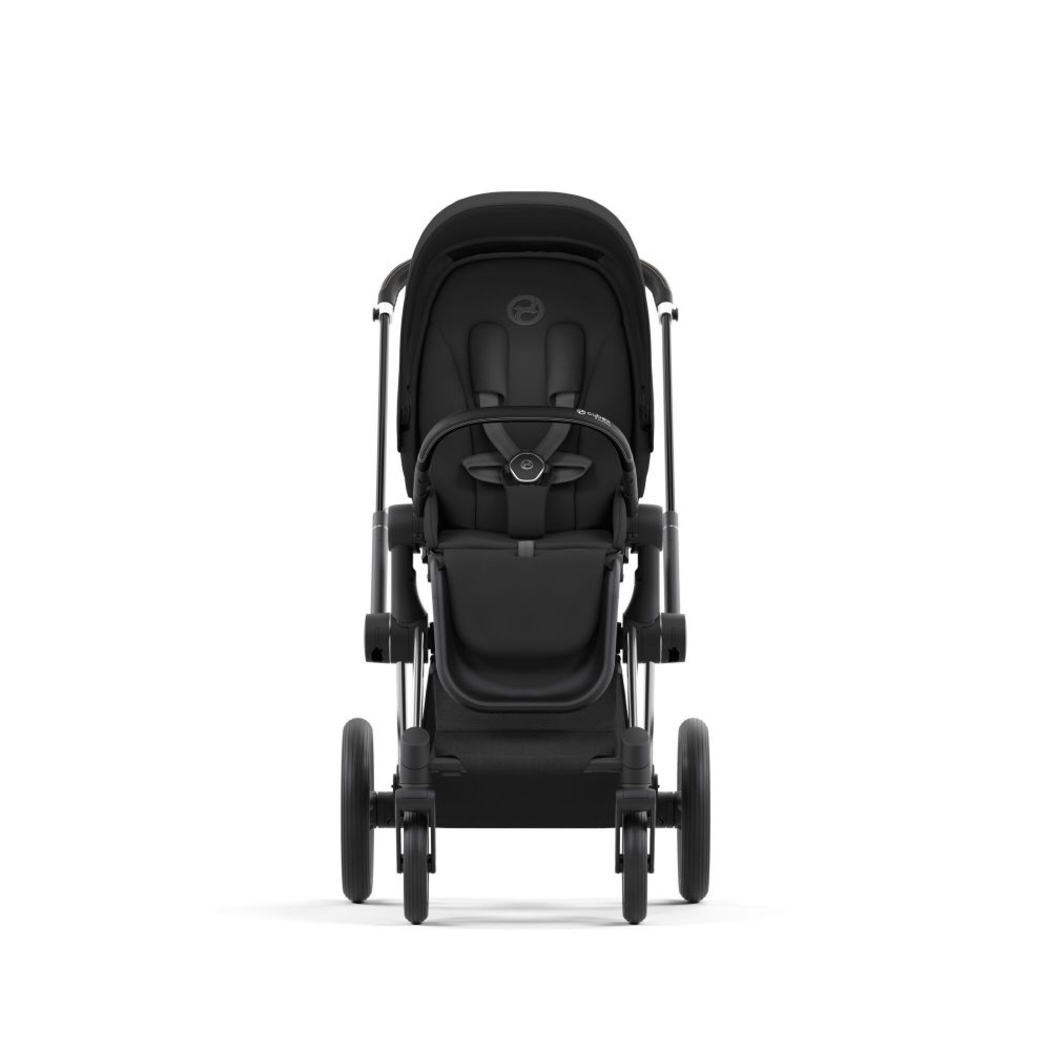 Carrinho de Bebé Priam Chrome Black, Babycoque Cloud T i-Size e Base T Isofix i-Size Cybex - Cybex - PACKPRIAM006-002