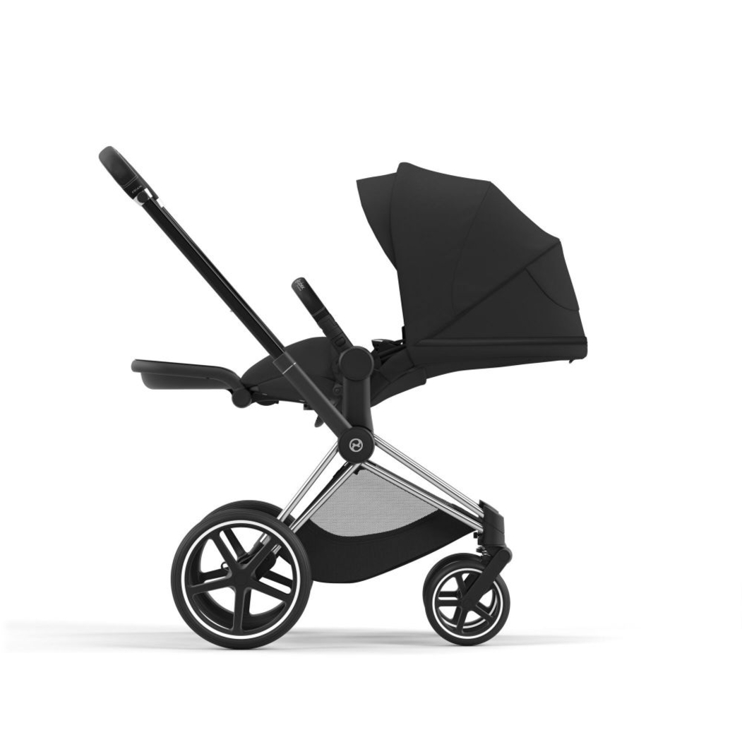 Carrinho de Bebé Priam Chrome Black, Babycoque Cloud T i-Size e Base T Isofix i-Size Cybex - Cybex - PACKPRIAM006-002