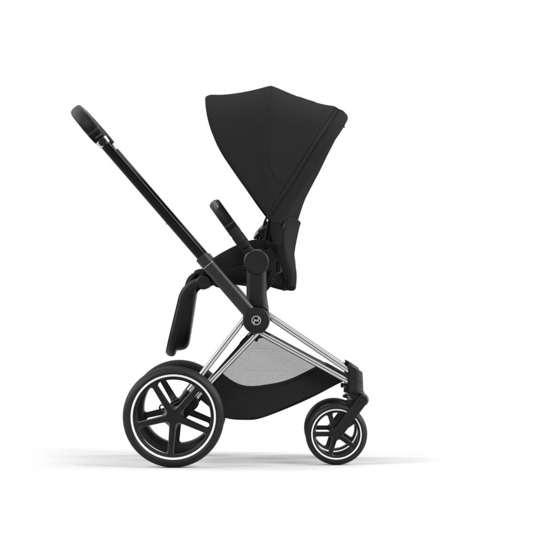 Carrinho de Bebé Priam Chrome Black, Babycoque Cloud T i-Size e Base T Isofix i-Size Cybex - Cybex - PACKPRIAM006-002