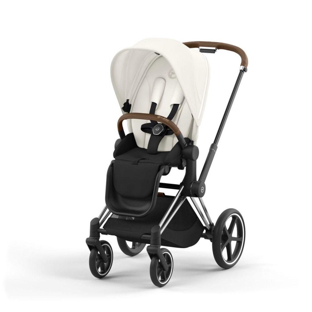 Carrinho de Bebé Priam Chrome Brown e Babycoque Cloud T i-Size Plus Cybex - Cybex - PACKPRIAM011-029