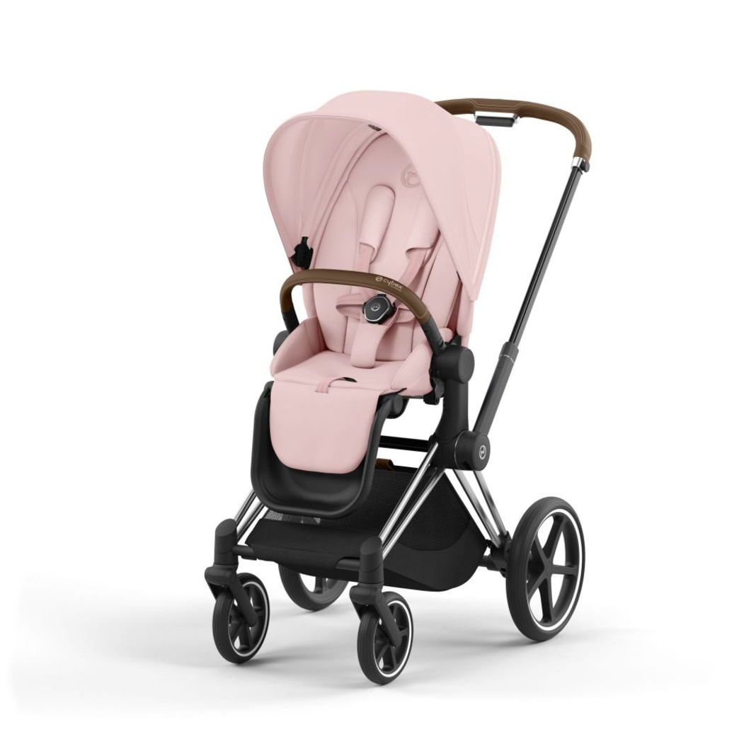 Carrinho de Bebé Priam Chrome Brown, Babycoque Cloud T i-Size Plus e Base T Isofix i-Size Cybex - Cybex - PACKPRIAM012-021